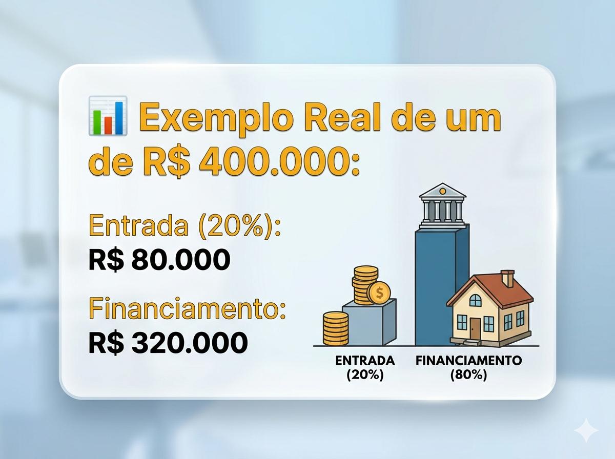 planejando dar a uma entrada em um imovel