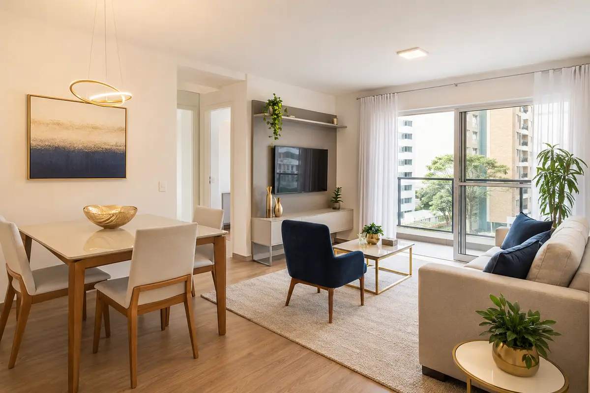 Apartamento organizado e preparado para locação em Volta Redonda