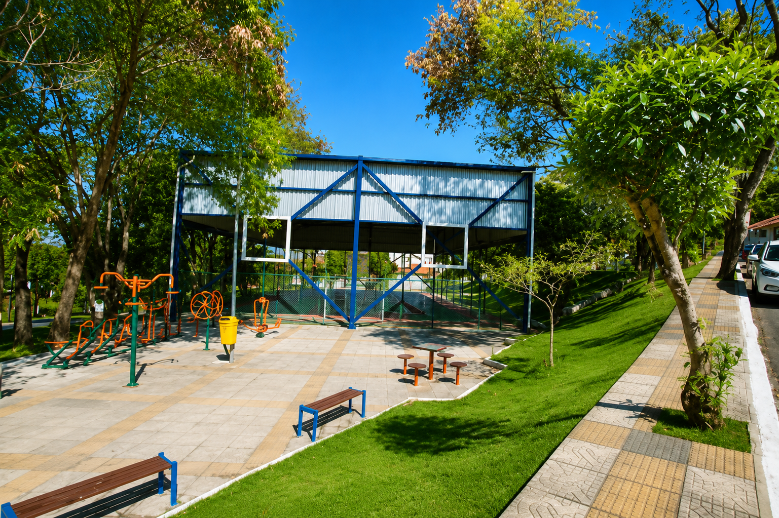 Praça do Jardim Belvedere em Volta Redonda