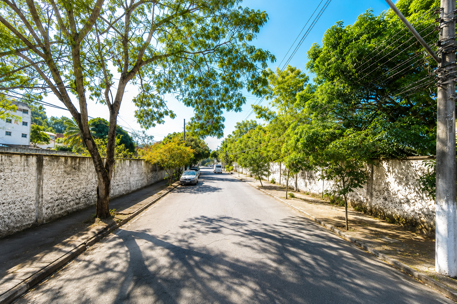 Vista da rua no Jardim Belvedere em Volta Redonda
